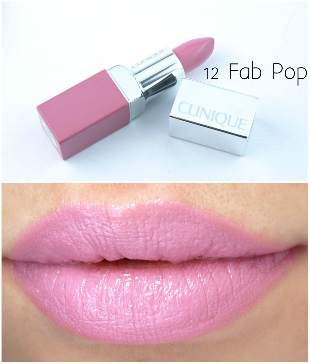 Clinique Pop Lip Color + Primer Lipsticks Review and Swatches The