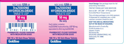 Trazodone Hydrochloride Uses, Dosage, Side Effects