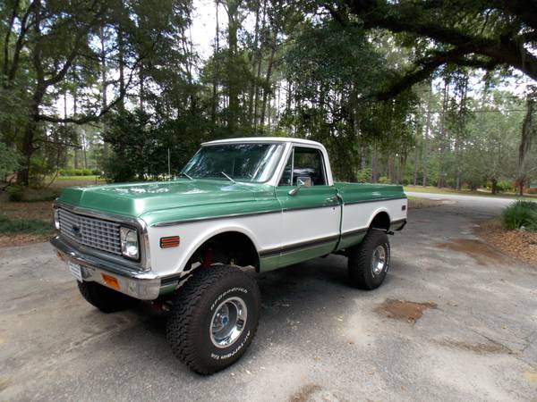 1972 Chevy C-10 4X4 SWB - 4x4 Cars