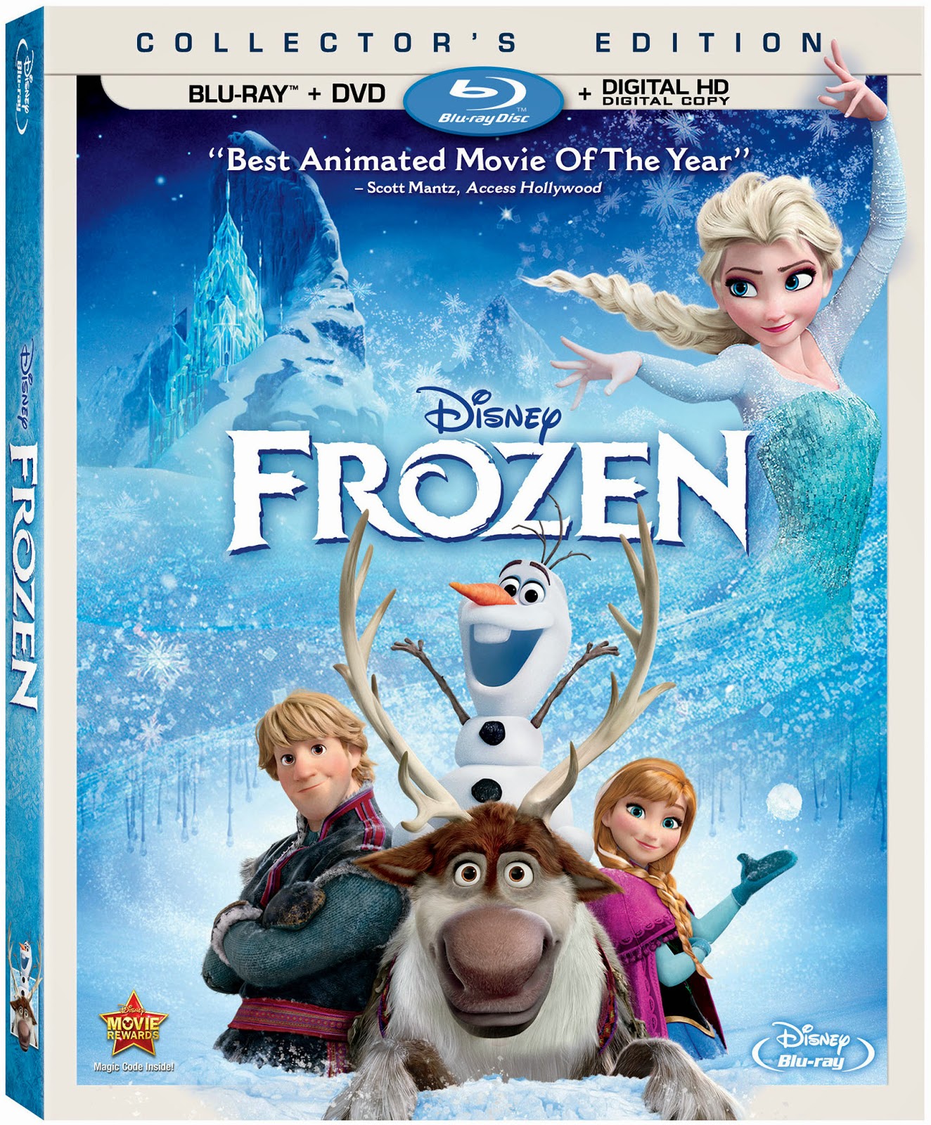 Trying to Stay Calm! Frozen Bluray Combo Pack Movie Review...