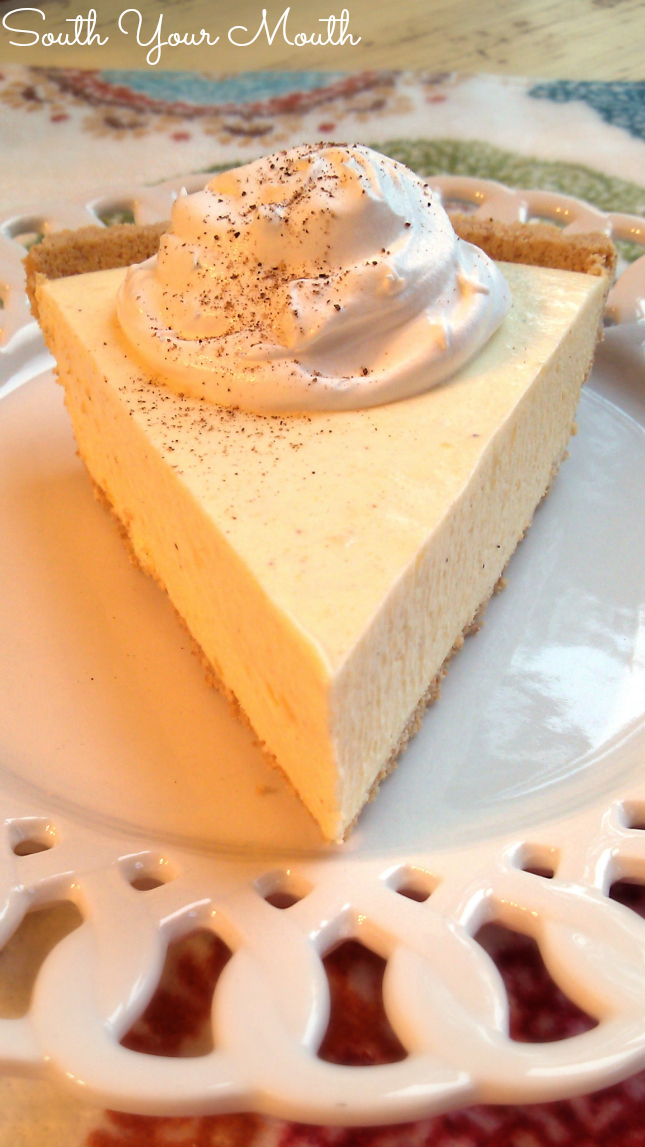 South Your Mouth Eggnog Pie