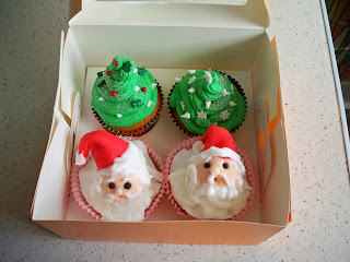 Cup Cakes Papa Noel
