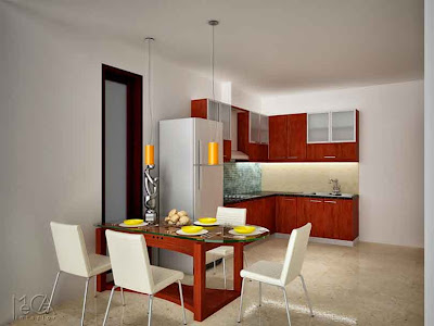 Desain Interior Dapur Minimalis on Contoh Desain Interior Ruang Makan Dapur Minimalis
