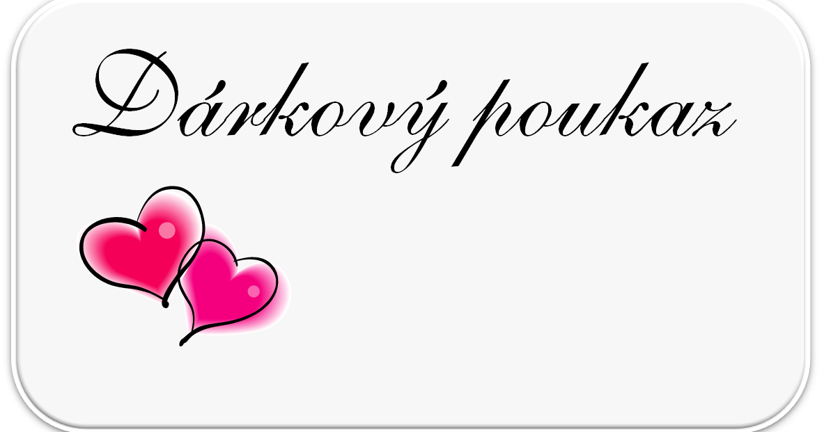 Dárkové poukazy a certifikáty - vzor a šablona k vytisknutí a stažení