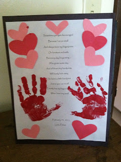 valentine's day handprint