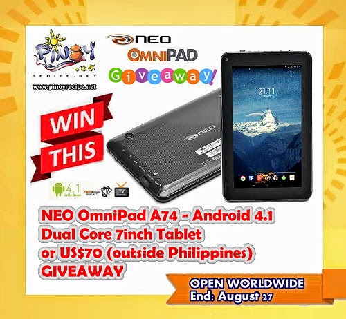 omnipad giveaway by pinoyrecipe.net