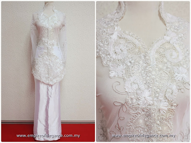 harga kebaya putih pengantin plus size