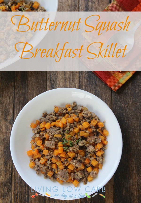 SPLENDID LOWCARBING BY JENNIFER ELOFF Butternut Squash Breakfast Skillet