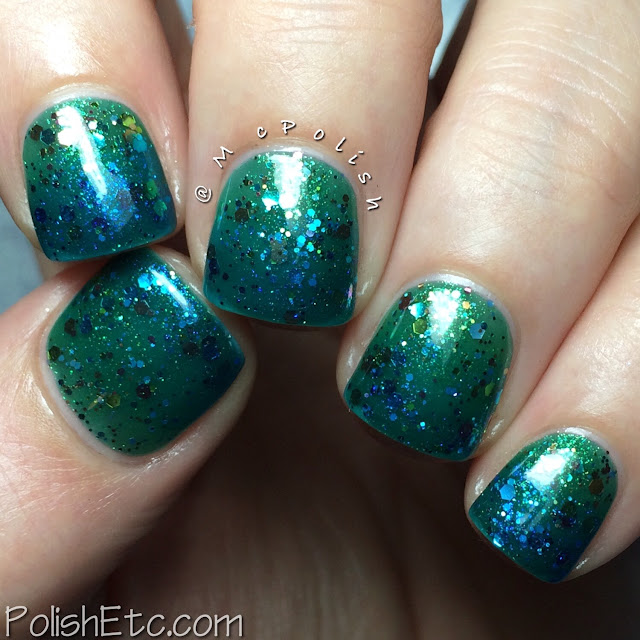 Ellagee - Brunch with Unicorns - McPolish - green and blue jelly sandwich