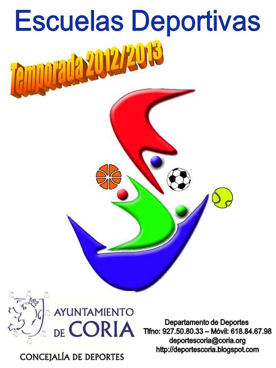 ESCUELAS DEPORTIVAS INICIO DE LAS ESCUELAS DEPORTIVAS TEMPORADA 2012/2013
