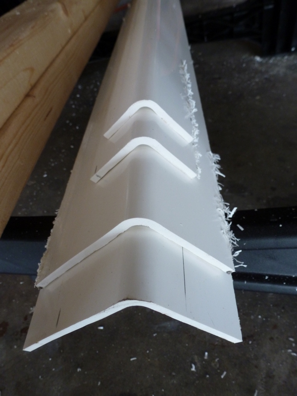 Memory Roads Corner Moldings, Bottom Moldings and then Wheel Well Moldings