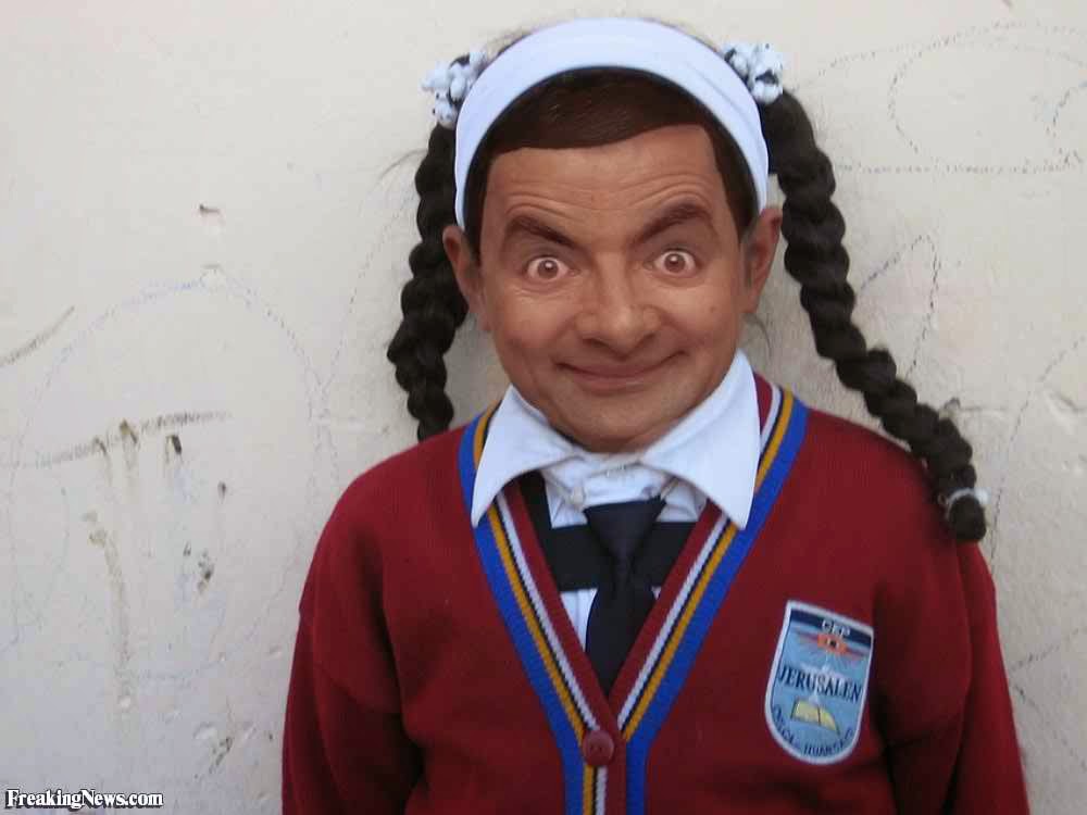 Mr. Bean as a little girl Mr. Bean Photo Gellary