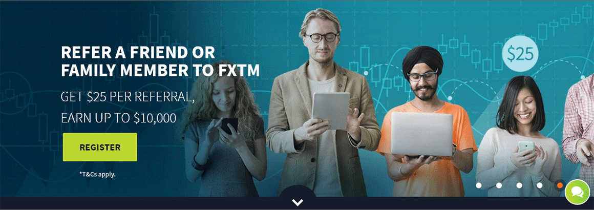 Forextime - Refer a Friend Program - Earn $50  Each with FXTM broker