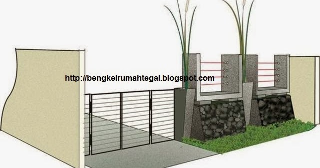 Bengkel Rumah Tegal: 6 Contoh Desain Pagar Inovatif