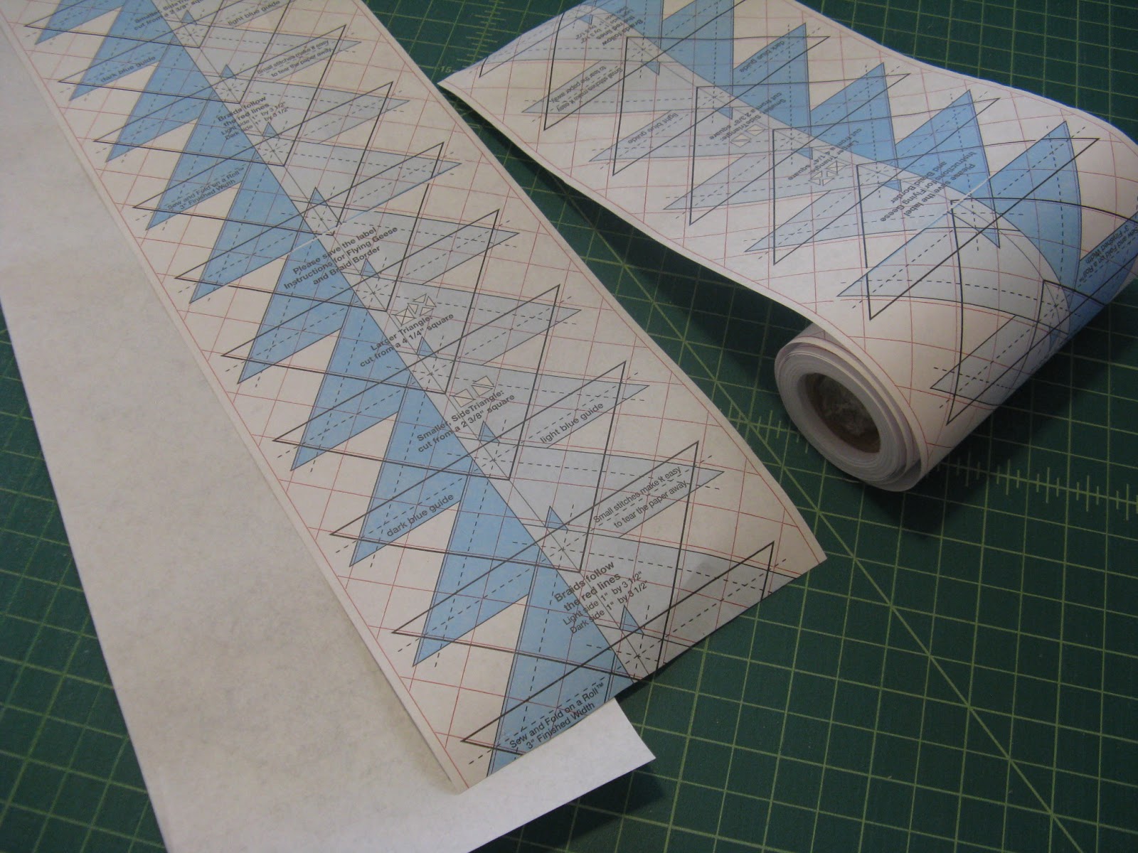 Flying Geese Tutorial With Our Sew and Fold Paper Triangles on a Roll