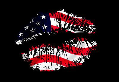 American Flag Lips