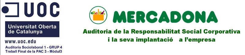 MERCADONA  Responsabilitat Social Corporativa i la seva implantació a l'empresa