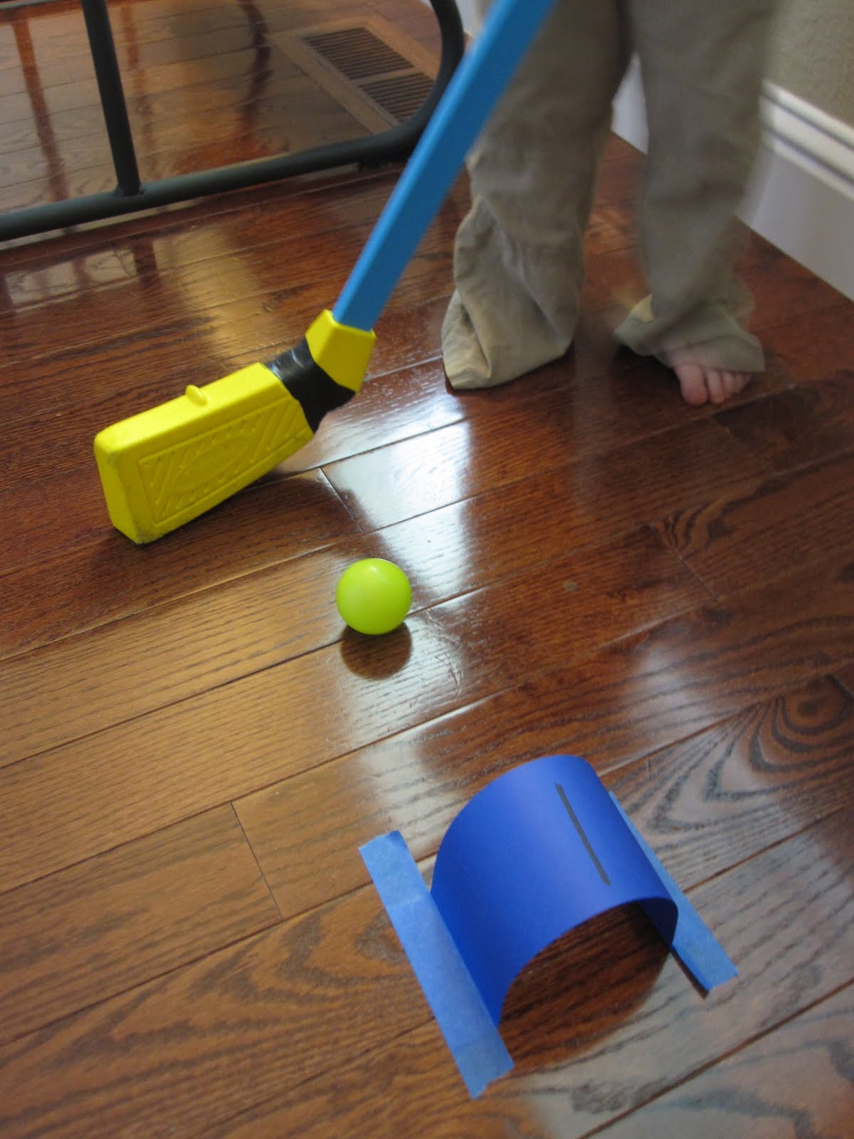 Toddler Approved! Indoor Counting Croquet