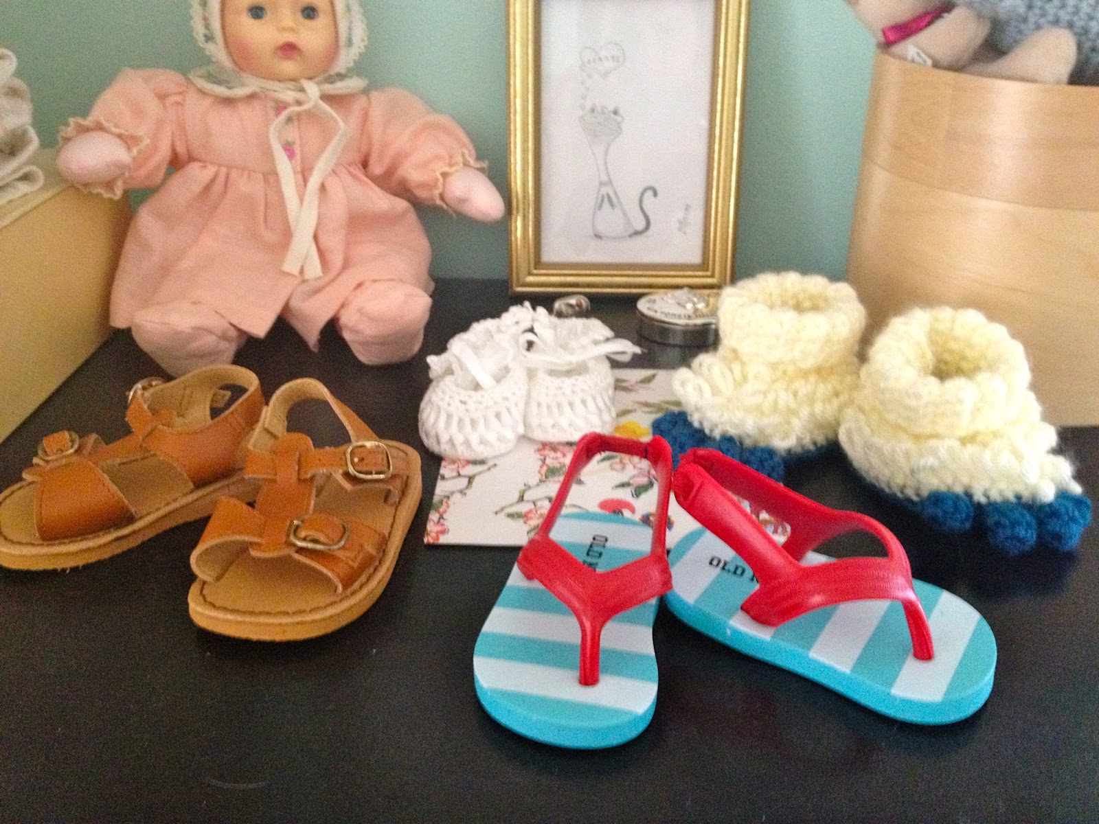 a lovely little life Baby flipflops