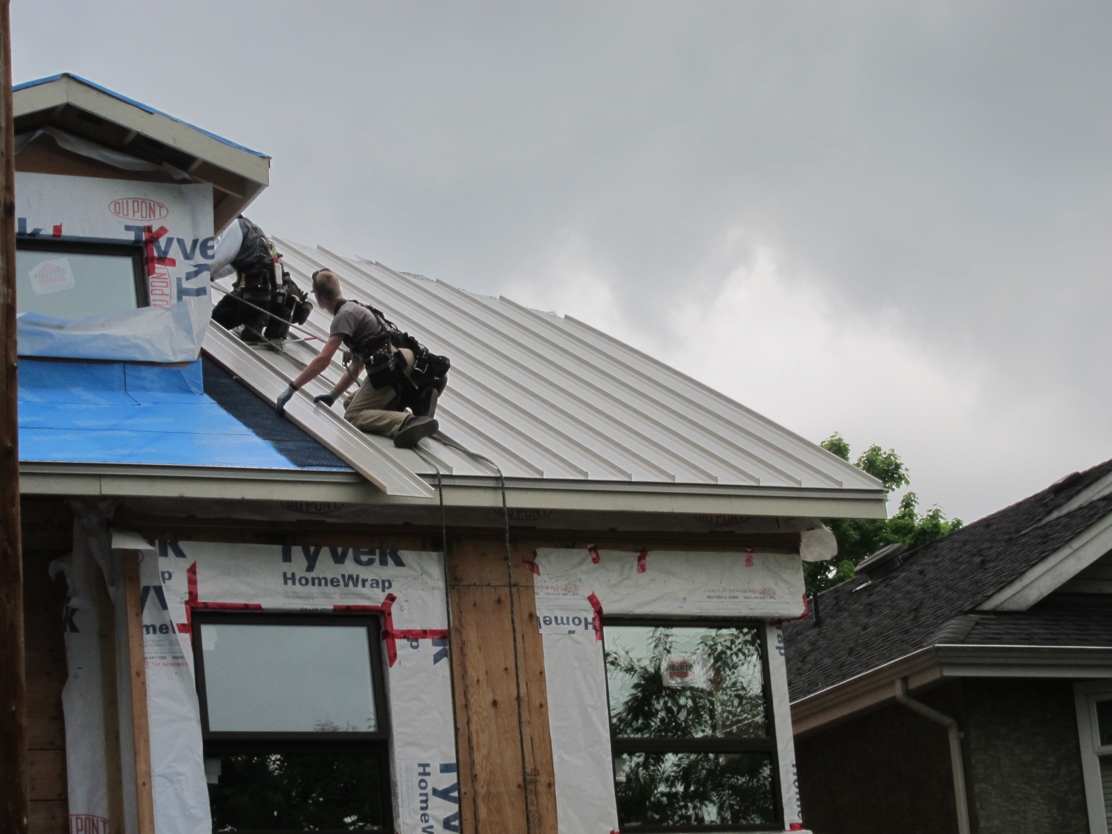 Modern Vancouver Special: About A House - Metal Roof