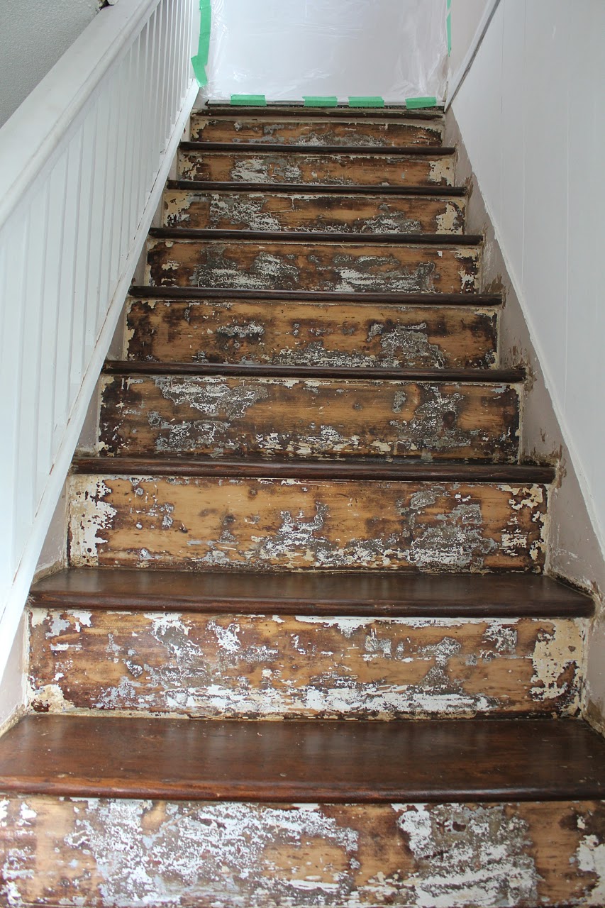 Staining and Painting Wood Stairs A Bit of Bermuda Sunshine Staining and Painting Wood Stairs A Bit of Bermuda Sunshine