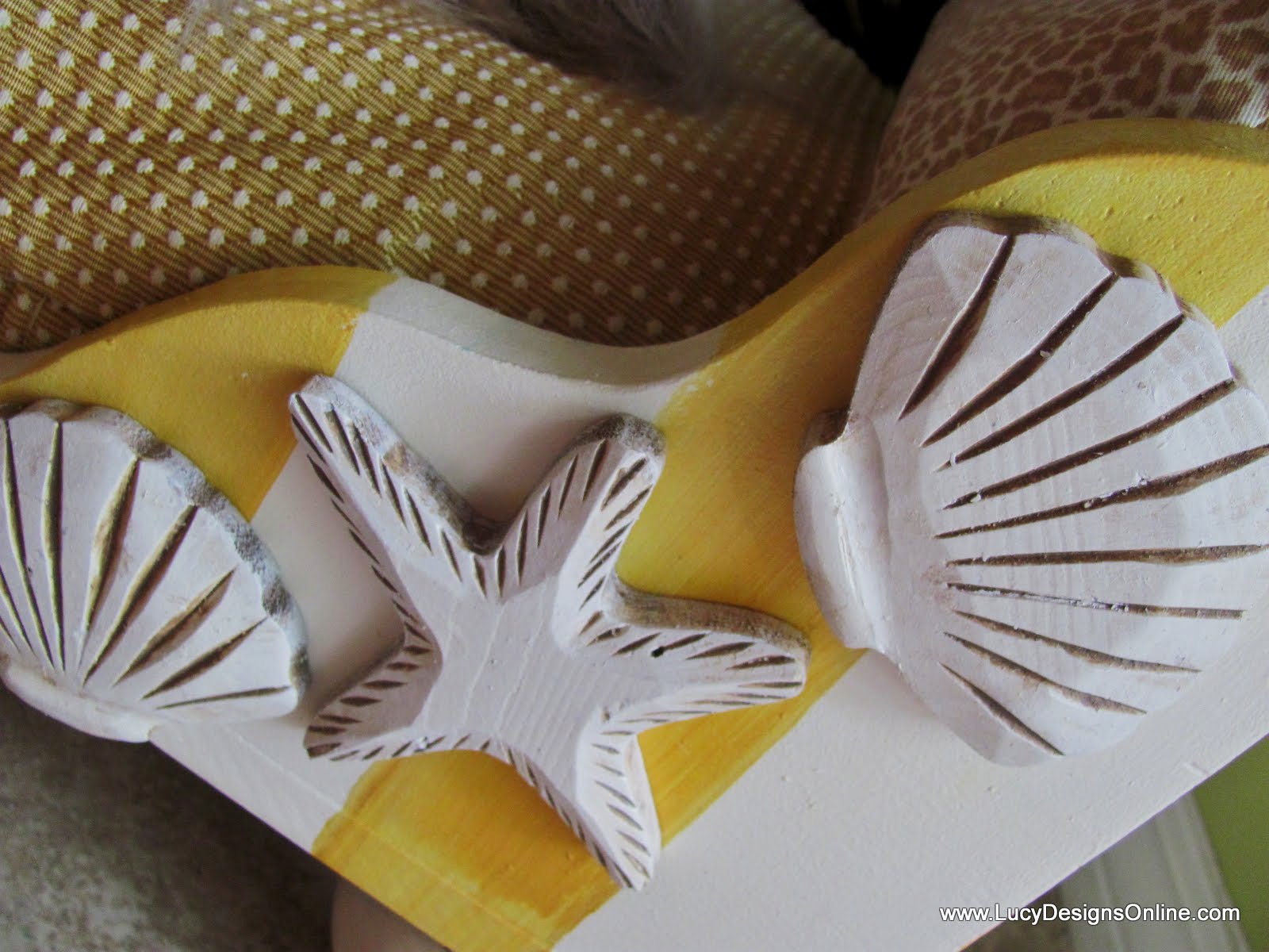 Beach Dog Bed, Beach Style Cabana Design with Skimboard Headboard, Seaside, Beach House Decor