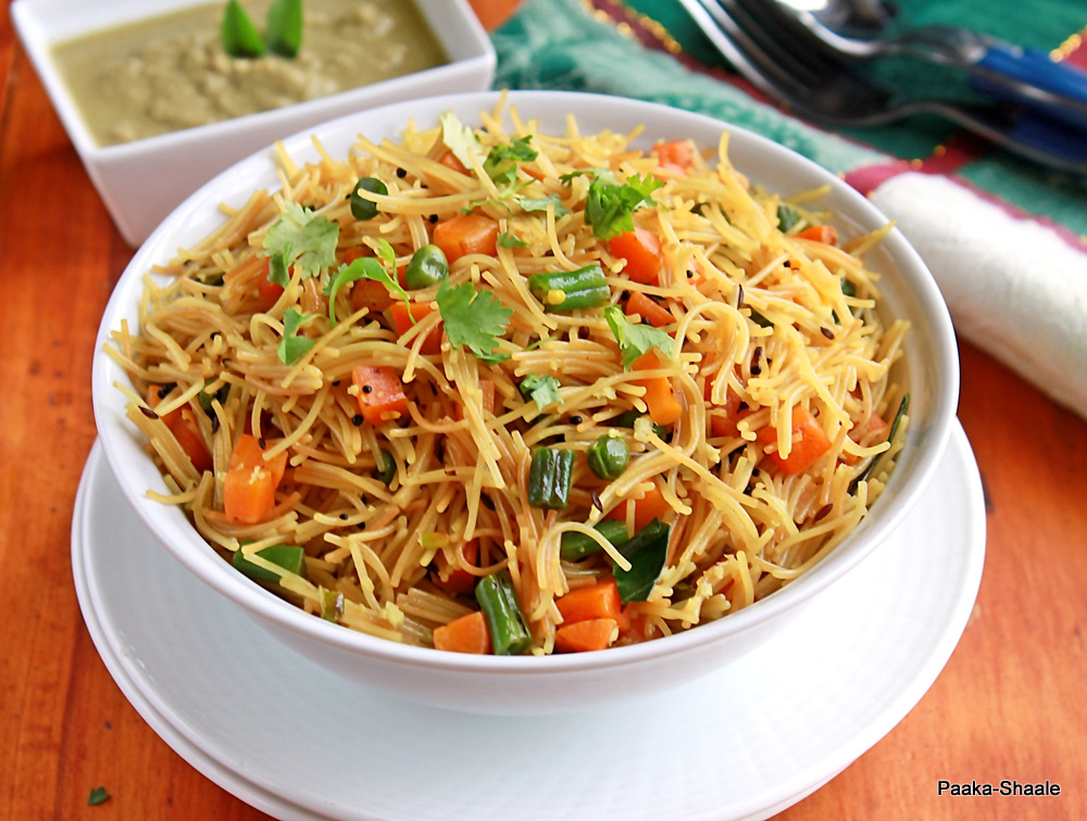 PaakaShaale Vermicelli vegetable upma