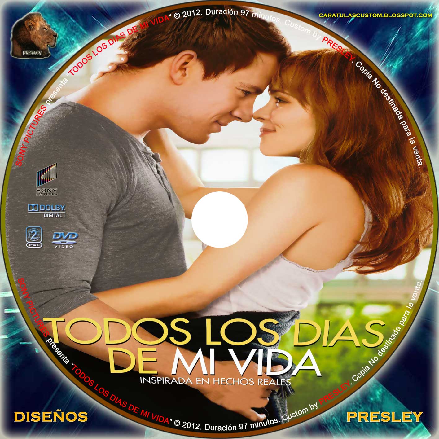 CARATULAS CUSTON: GALLETA TODOS LOS DIAS DE MI VIDA