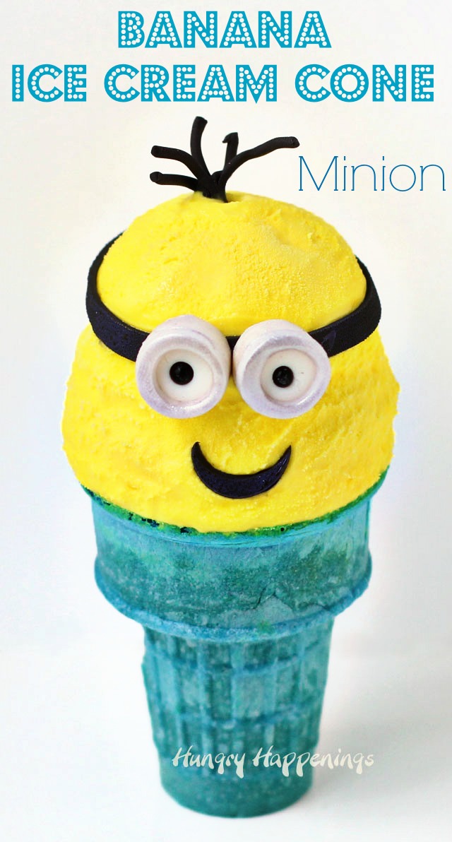 Banana Ice Cream Cone Minions Hungry Happenings