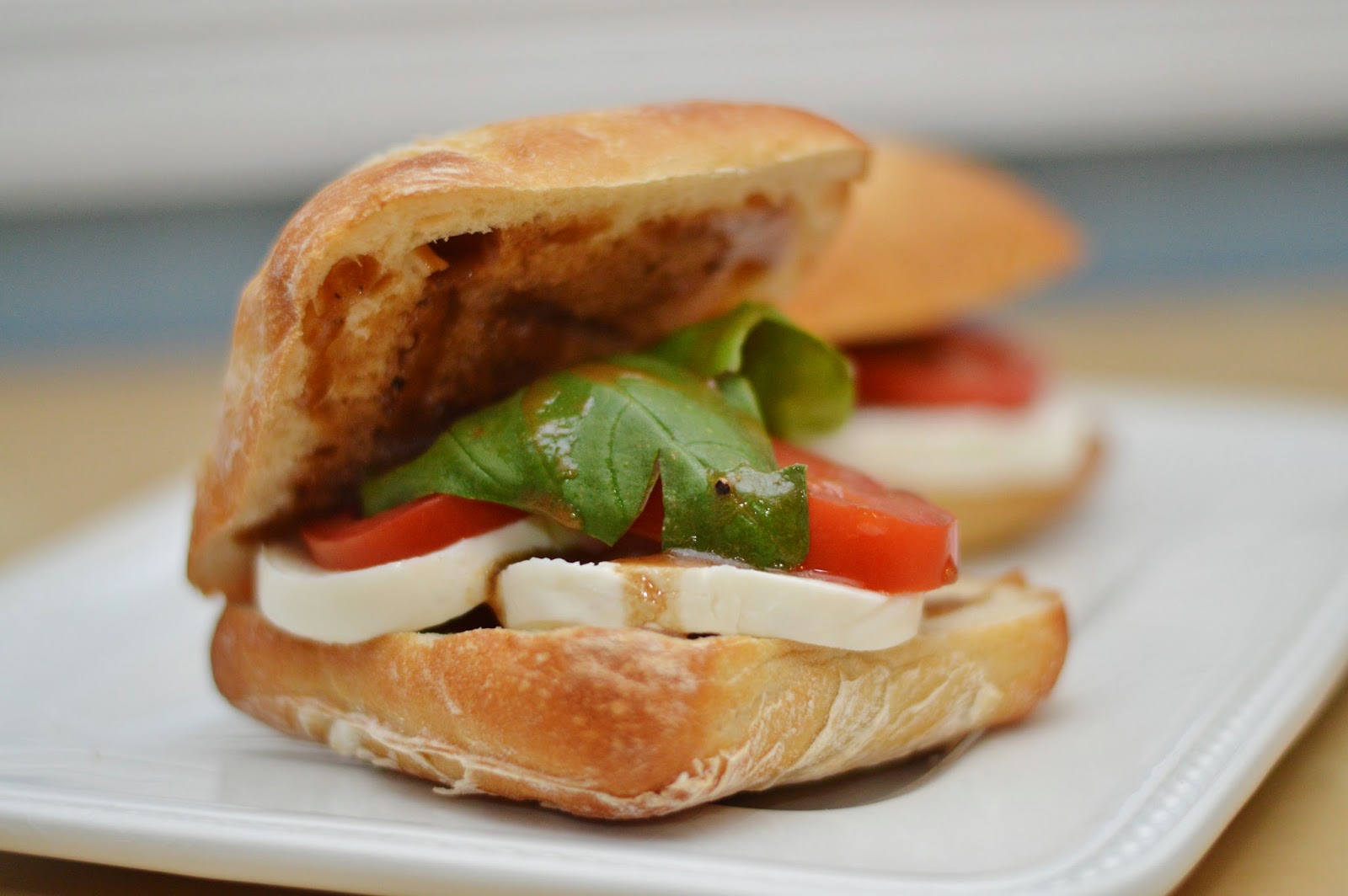 The Art of Comfort Baking Caprese Sandwich with Balsamic Vinaigrette