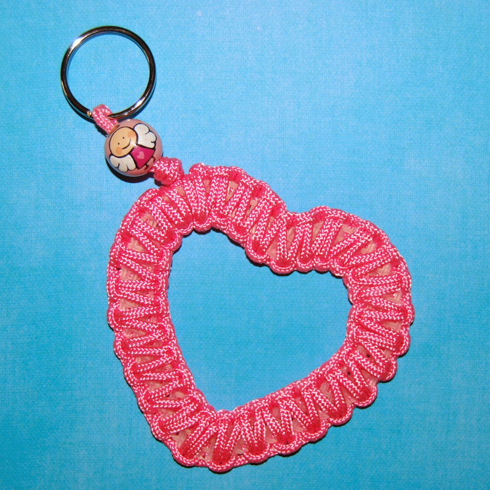 Nicki's Trends *New* Handpainted Angel Paracord Hearts