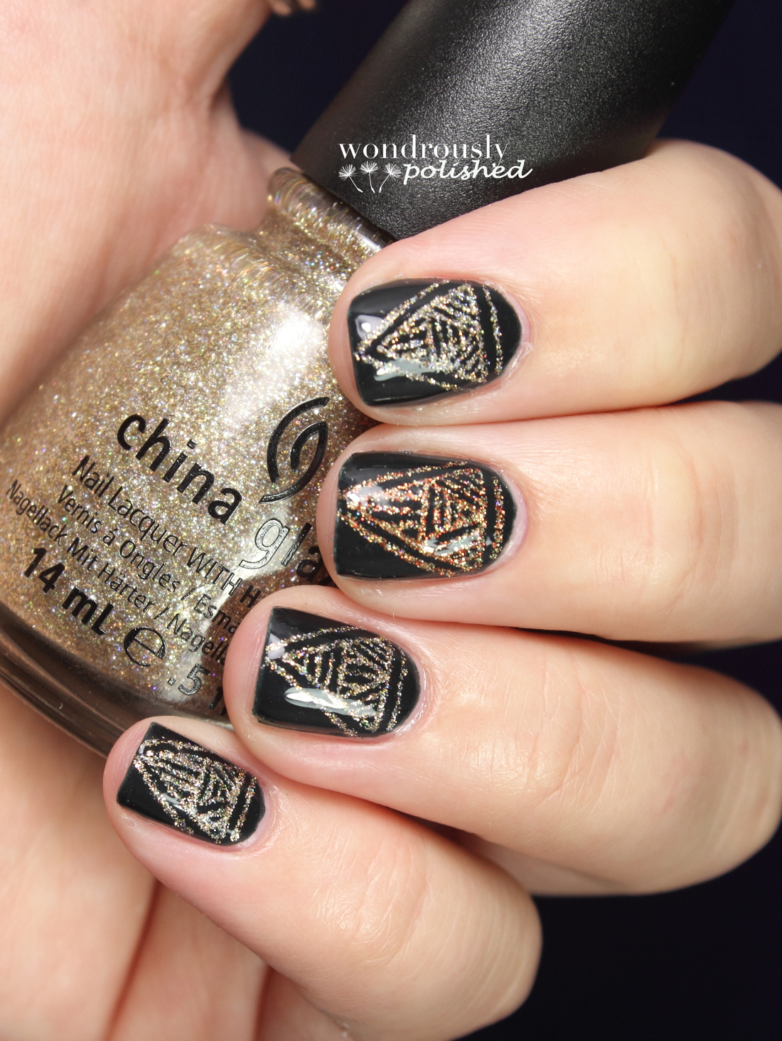 Wondrously Polished 31 Day Nail Art Challenge Day 17 Glitter