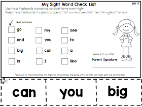 Colors and Kindergarten: Starting the Year Off With Sight Words