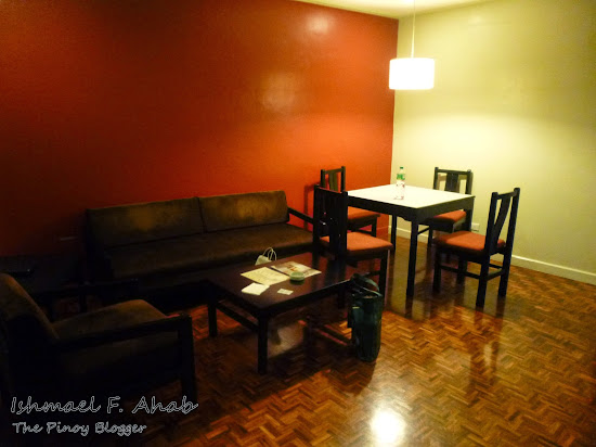 Living and dining areas in Copacabana Apartment Hotel