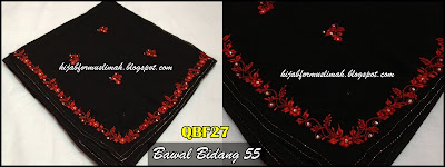 tudung bawal bidang 55