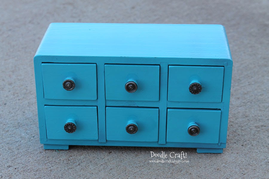 Aqua Mini Apothecary Cabinet Update