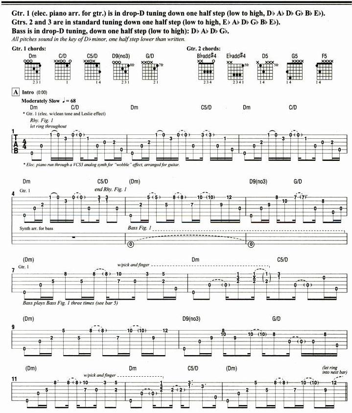 Led Zeppelin No Quarter Sheet Music Notes, Chords Download Printable