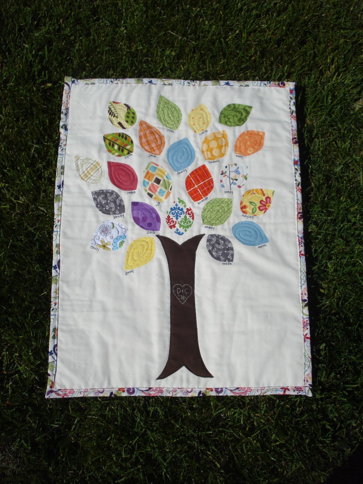 Chambers Girls' Crafts: Family Tree Wall Hanging