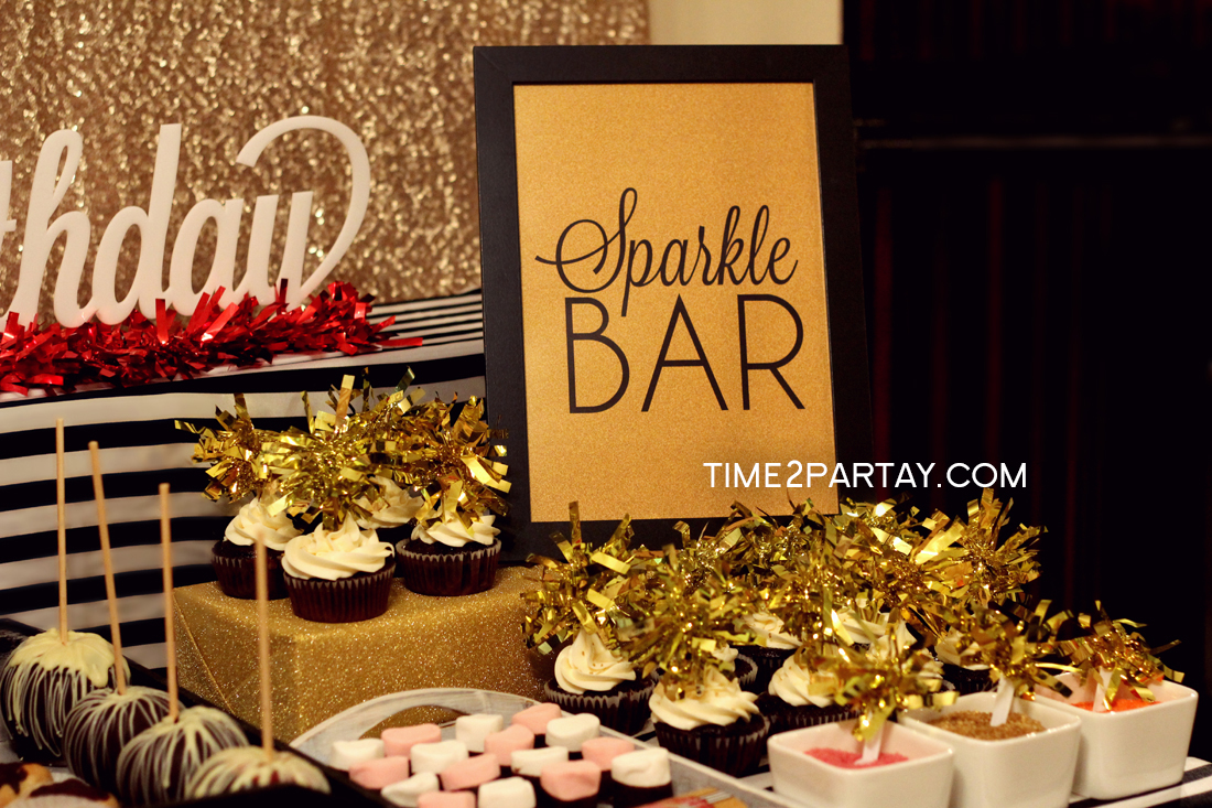 Sparkle Themed 21st Birthday Time2partay Com