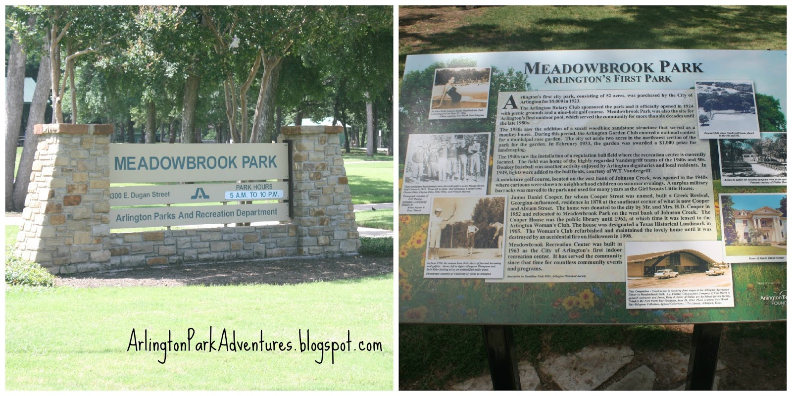 Arlington Park Adventures Meadowbrook Park