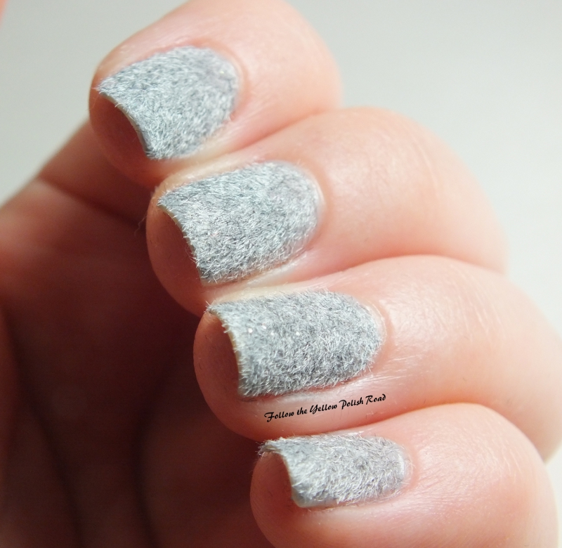 Follow the Yellow Polish Road Flocking Powder Nails