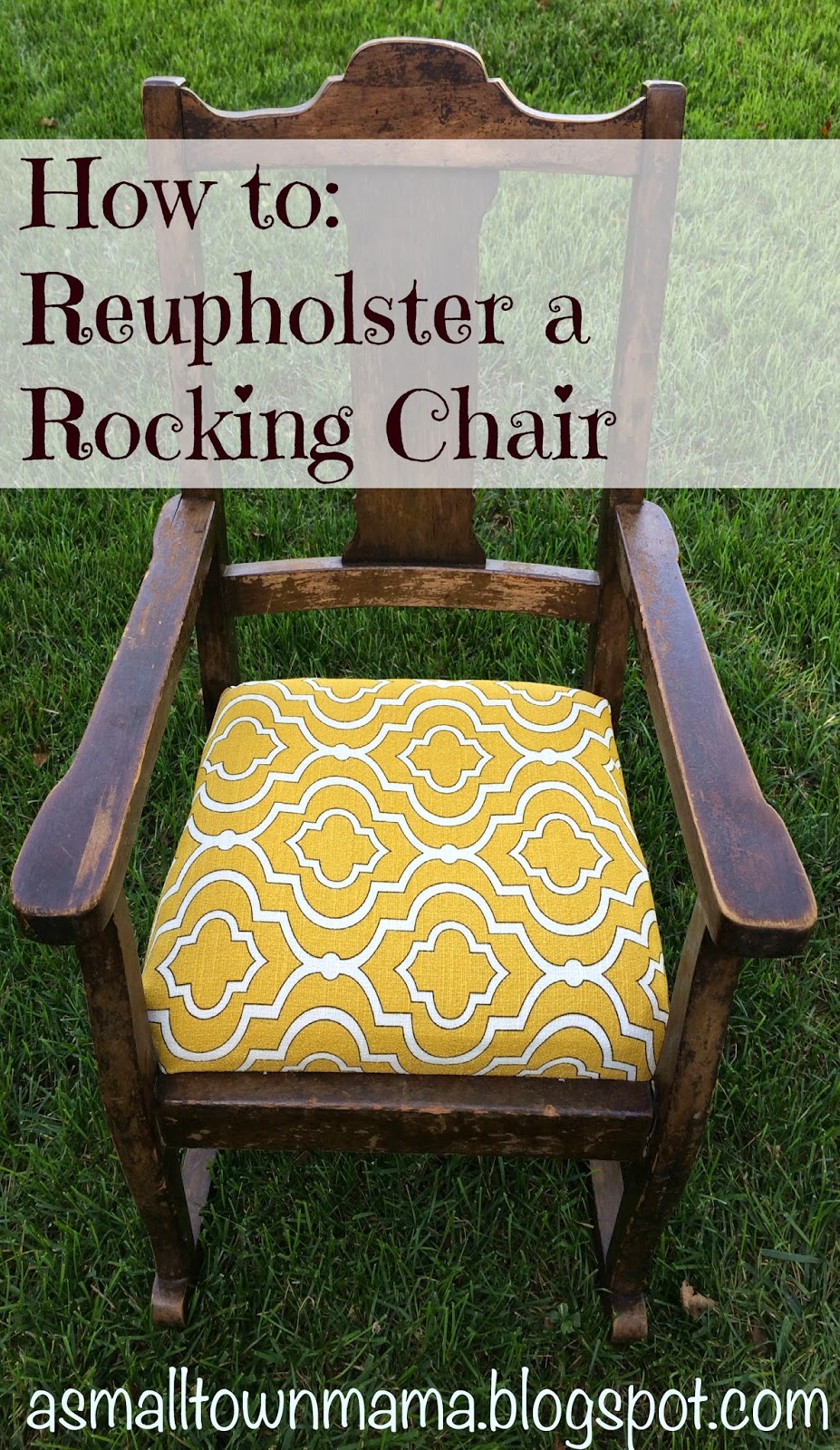Small Town Mama Rocking Chair Makeover