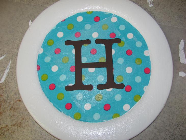 Mama To Three Chicks Initial Plate