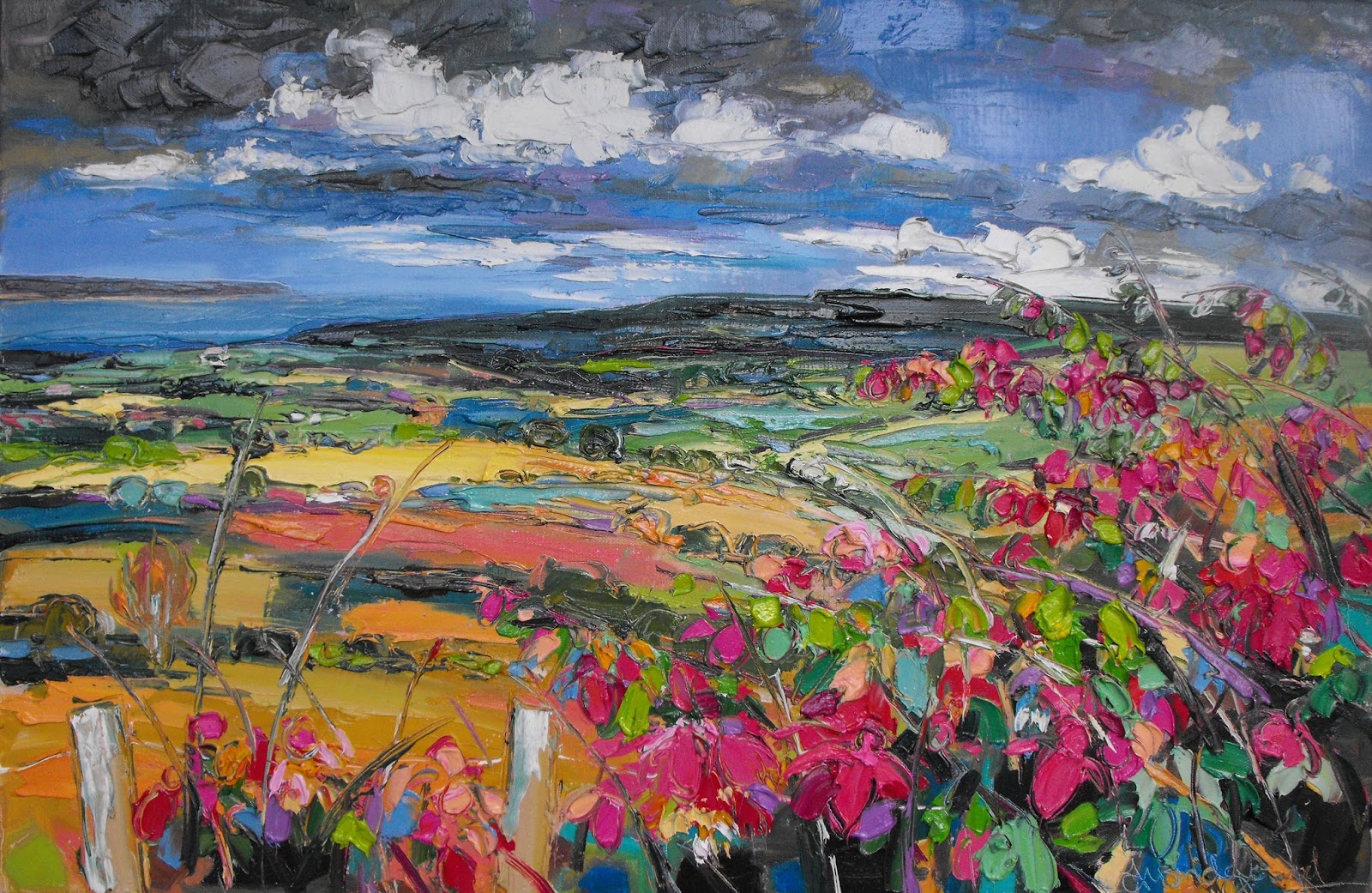 Judith I Bridgland Northern Ireland Paintings Arriving Today in London...