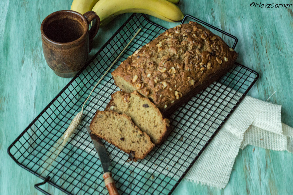Whole Wheat Banana Bread With Maple Syrup
