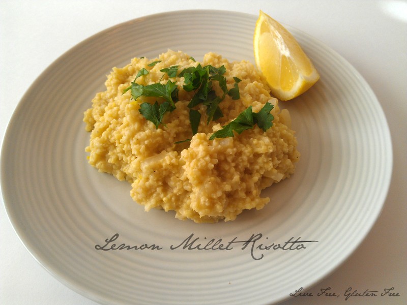 Live Free, Gluten Free Lemon Millet Risotto