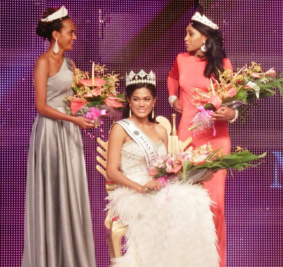 Miss World Fiji 2014 winner Charlene Sulueti Tafunai'i
