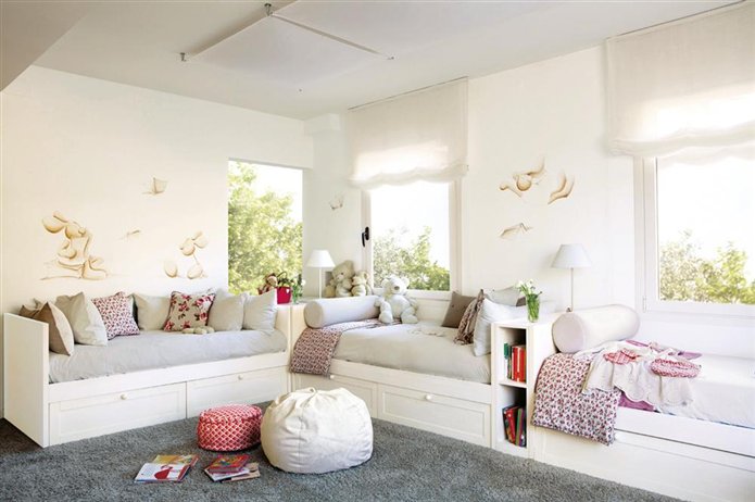 CASA TRÈS CHIC: QUARTOS PARA IRMÃOS