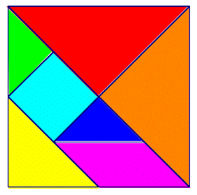 cuadro de tangram