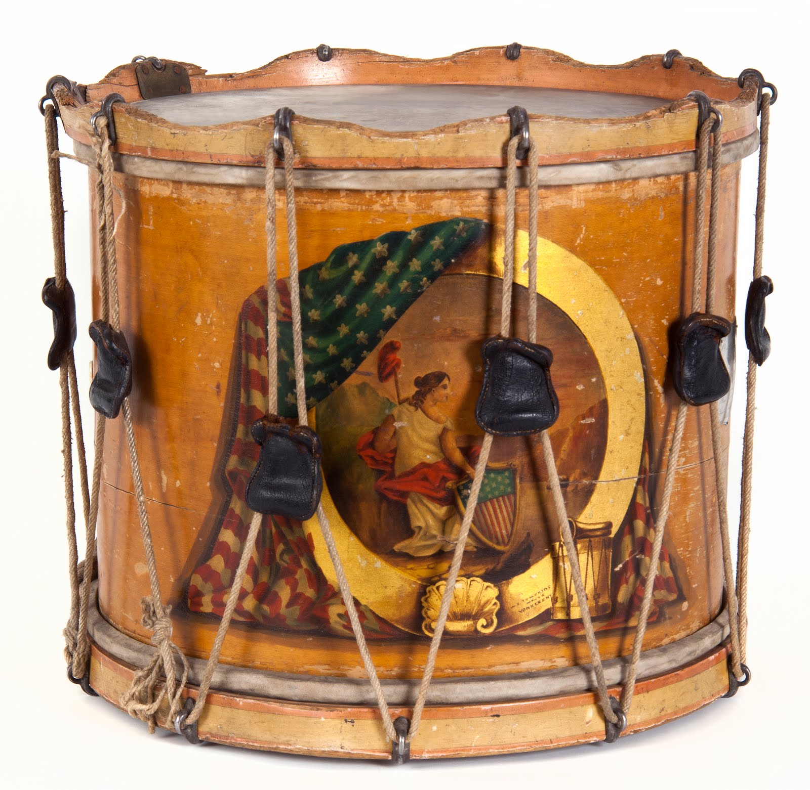 Field Drums (a/k/a Field of Drums) 1st Minnesota Civil War drum, 1861
